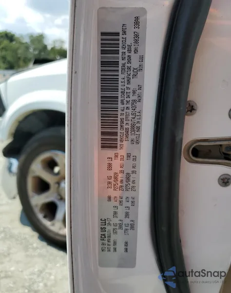 2018 Ram 1500 Laramie z USA, uszkodzony, nr VIN 1C6RR6VT4JS143758